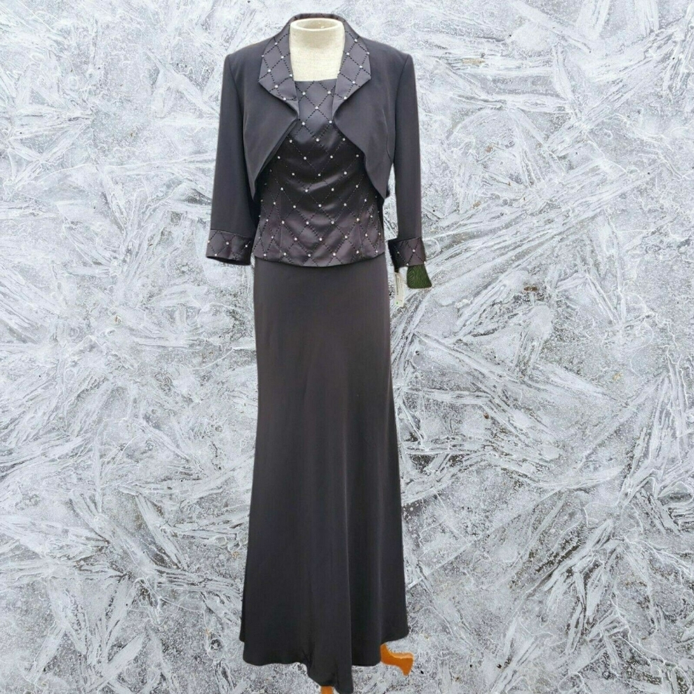 Moncheri Designer Dress and Vest